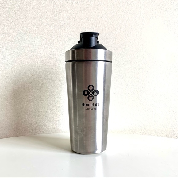 HOMELIFE Stainless steel protein shaker 24 oz Mixing cup with built-in agitator - Picture 4 of 6
